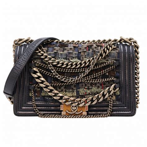 chanel enchained boy bag|chanel boyfriend bag.